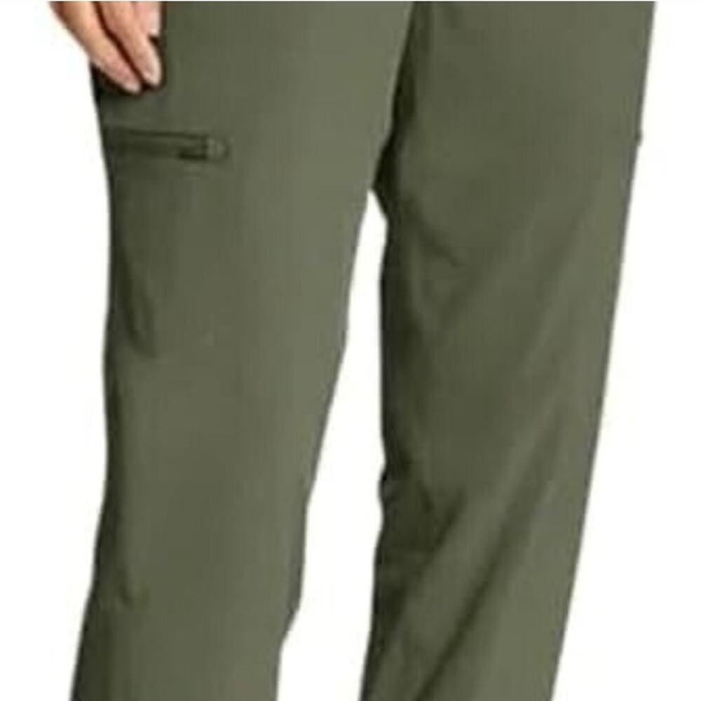 NEW Eddie Bauer Women's Fleece-Lined Pull-On Pants, purple, Size 10 - Picture 2 of 13